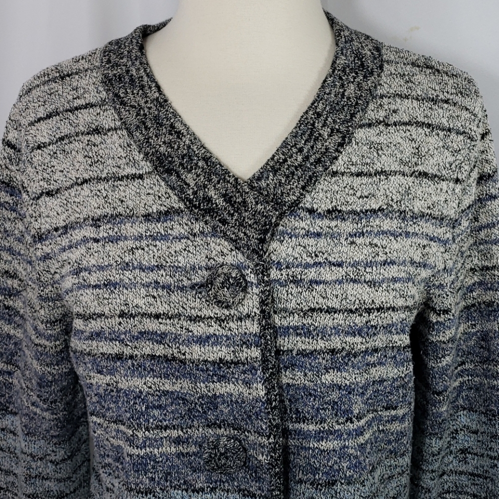 Pendleton Striped Sweater Blazer - image 2